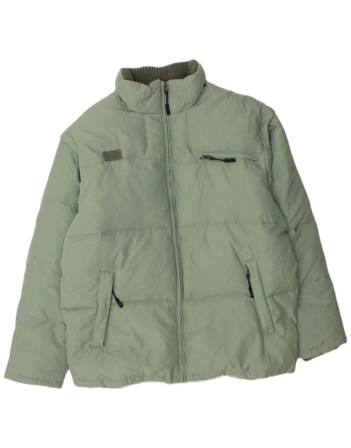Fila Polstret Herrejakke UK 40 Stor Grøn Polyamid