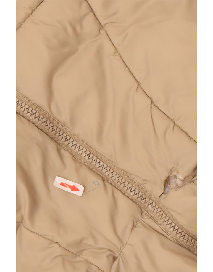 Zara Polstret hættejakke til piger 11-12 år Beige polyester