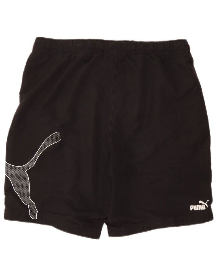 Puma Herre grafiske sportsshorts Medium Sort