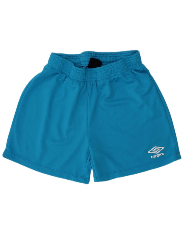 Umbro Boys Sports Shorts 9-10 År Medium Blue Polyester