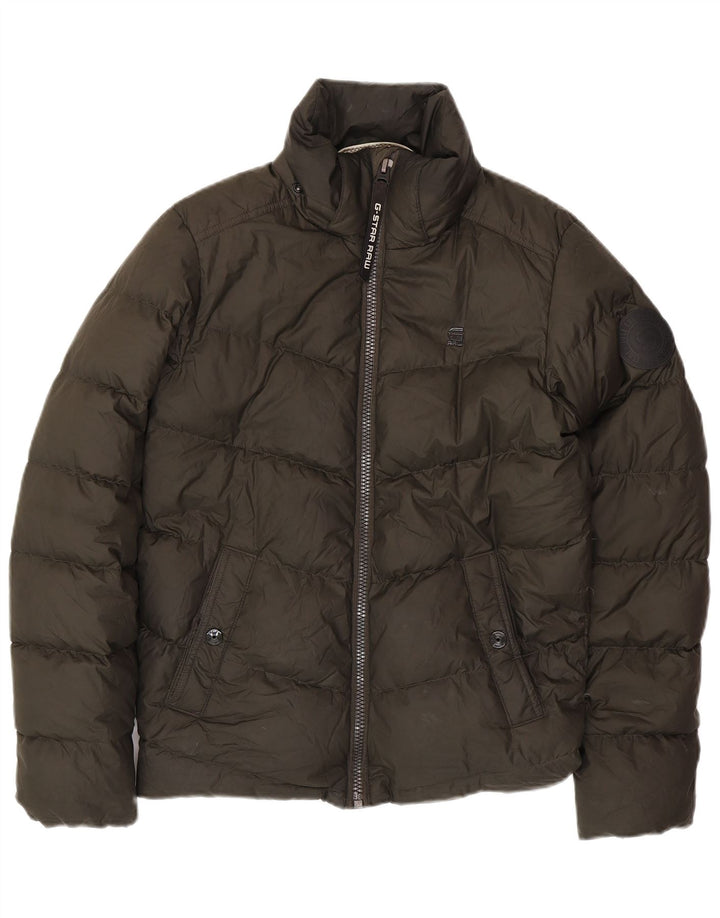 G-STAR Herre Loose Fit polstret jakke UK 34 XS Khaki