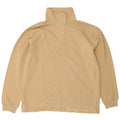 Tænk Pink Herre Zip Neck Sweatshirt Jumper Medium Beige Bomuld