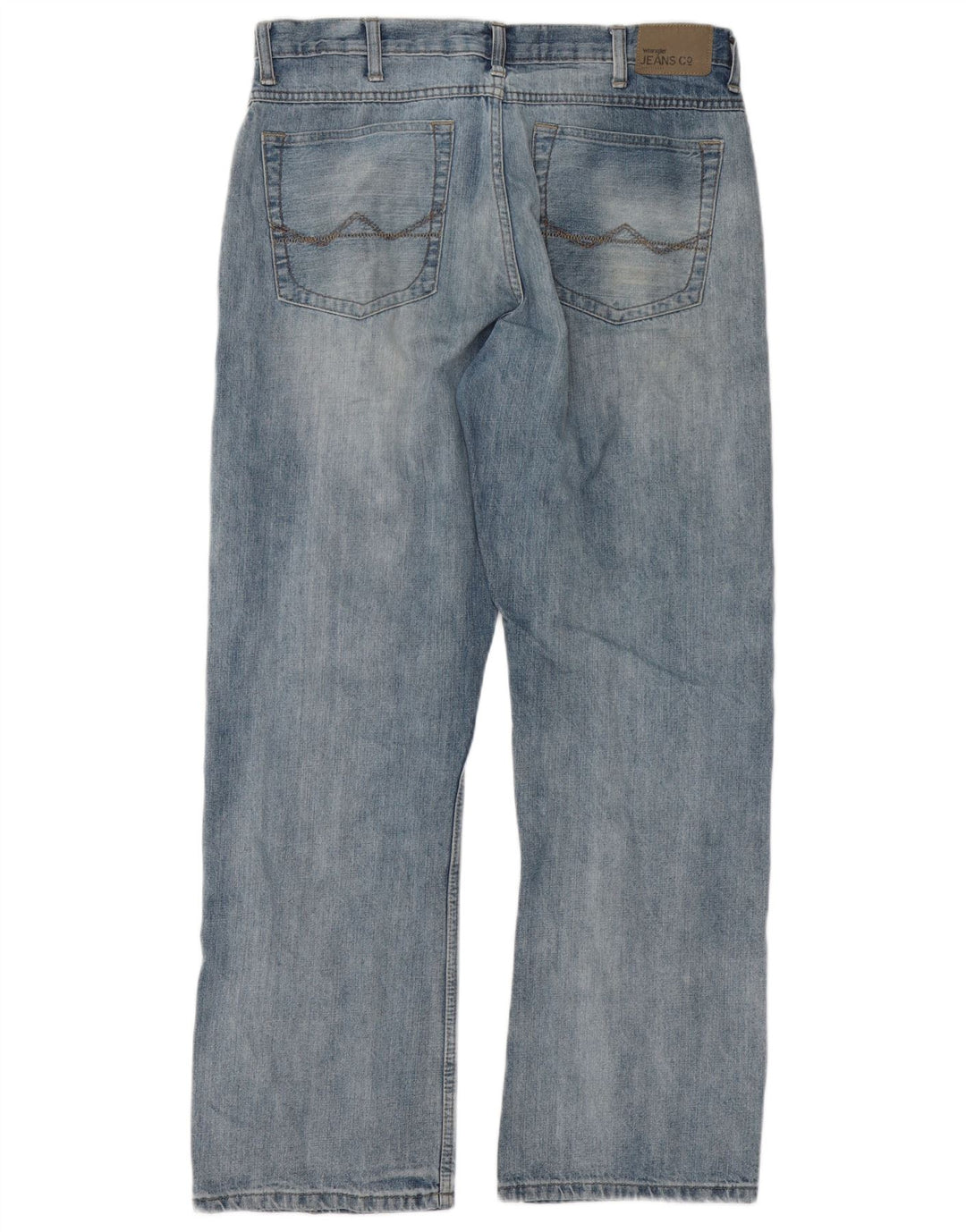 Wrangler Herre Relaxed Fit Bootcut Jeans W34 L32 Blå