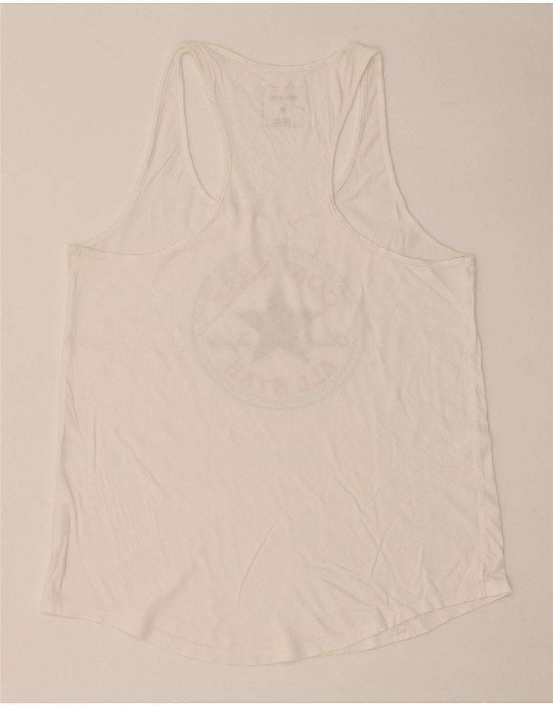 CONVERSE Dame Chuck Taylor Grafisk Vest Top UK 12 Medium White