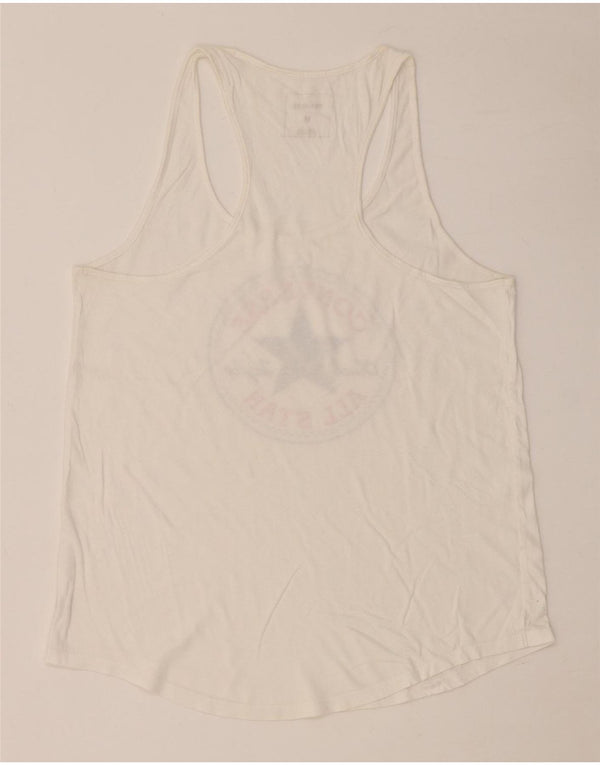 CONVERSE Dame Chuck Taylor Grafisk Vest Top UK 12 Medium White