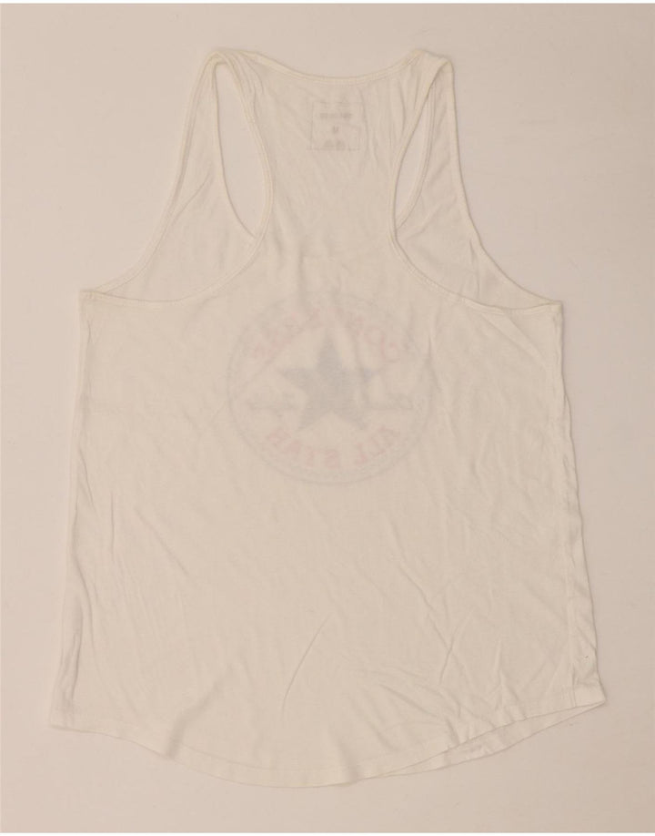 CONVERSE Dame Chuck Taylor Grafisk Vest Top UK 12 Medium White