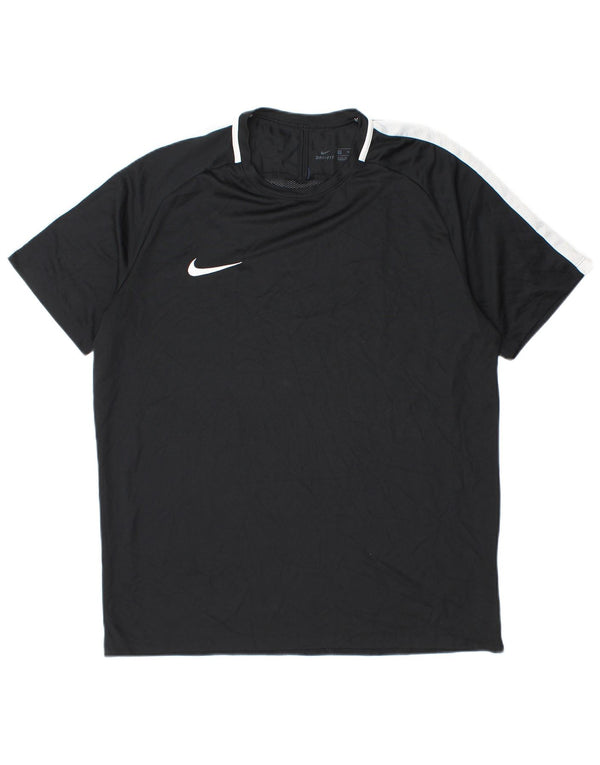 Nike Herre Dri Fit T-Shirt Top XL Sort Colourblock