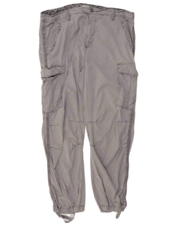 Marks & Spencer Dame jogger Cargo Bukser UK 20 2XL W40 L29 Grå Bomuld