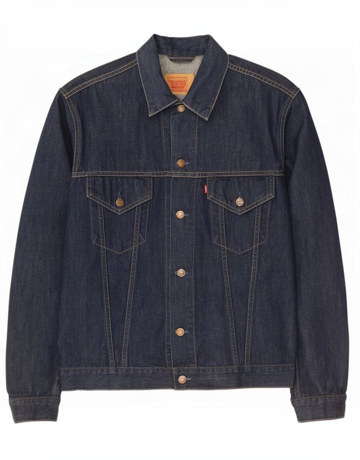 Levi's Herre denimjakke UK 44 2XL Marineblå Bomuld