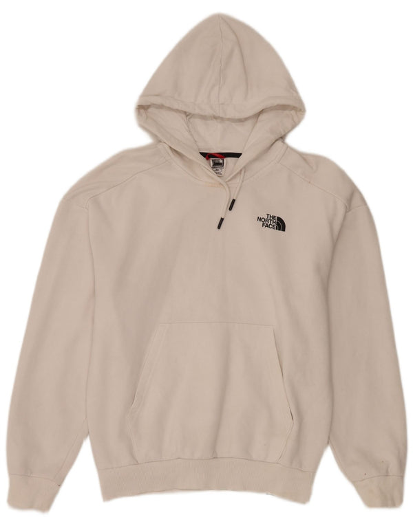 The North Face Grafisk hættetrøje til kvinder UK 14 Medium hvid bomuld