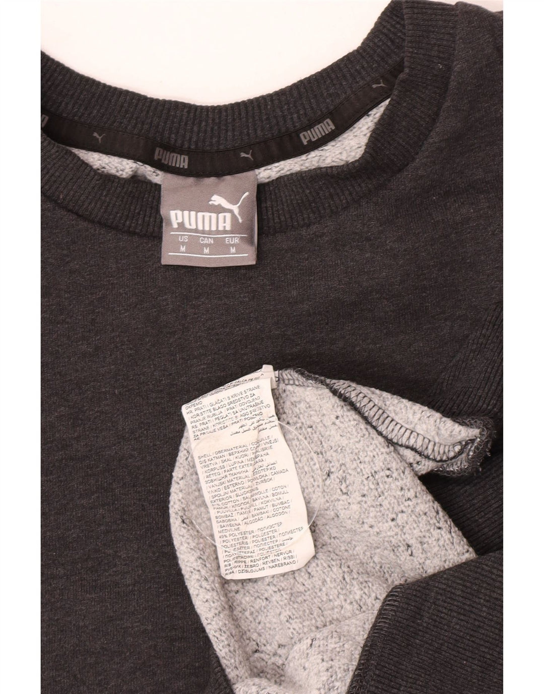 Puma Herre sweatshirt Jumper Medium Grå Bomuld