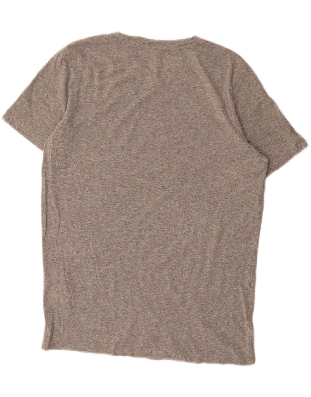 JACK & JONES Herre Regular Fit grafisk T-shirt top lille grå bomuld