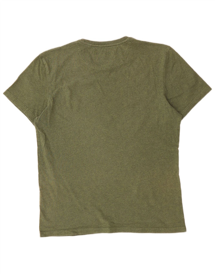 LYLE & SCOTT Herre T-Shirt Top Lille Khaki Bomuld
