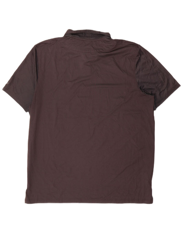 Oakley Herre Polo Shirt 2XL Sort Stribet Polyester