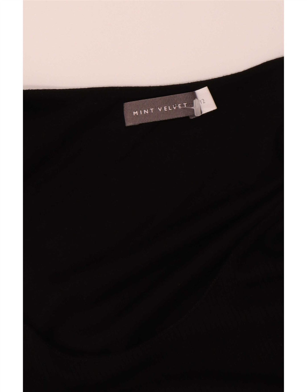 MINT VELVET Dame ærmeløs Maxikjole UK 12 Medium Sort