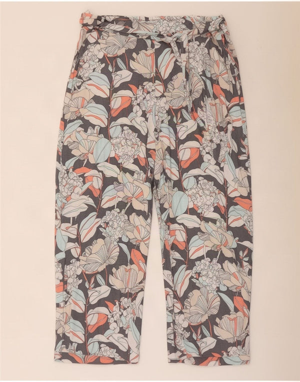 Marks & Spencer Højtaljede bukser til kvinder UK 16 Large W34 L27 Multicoloure