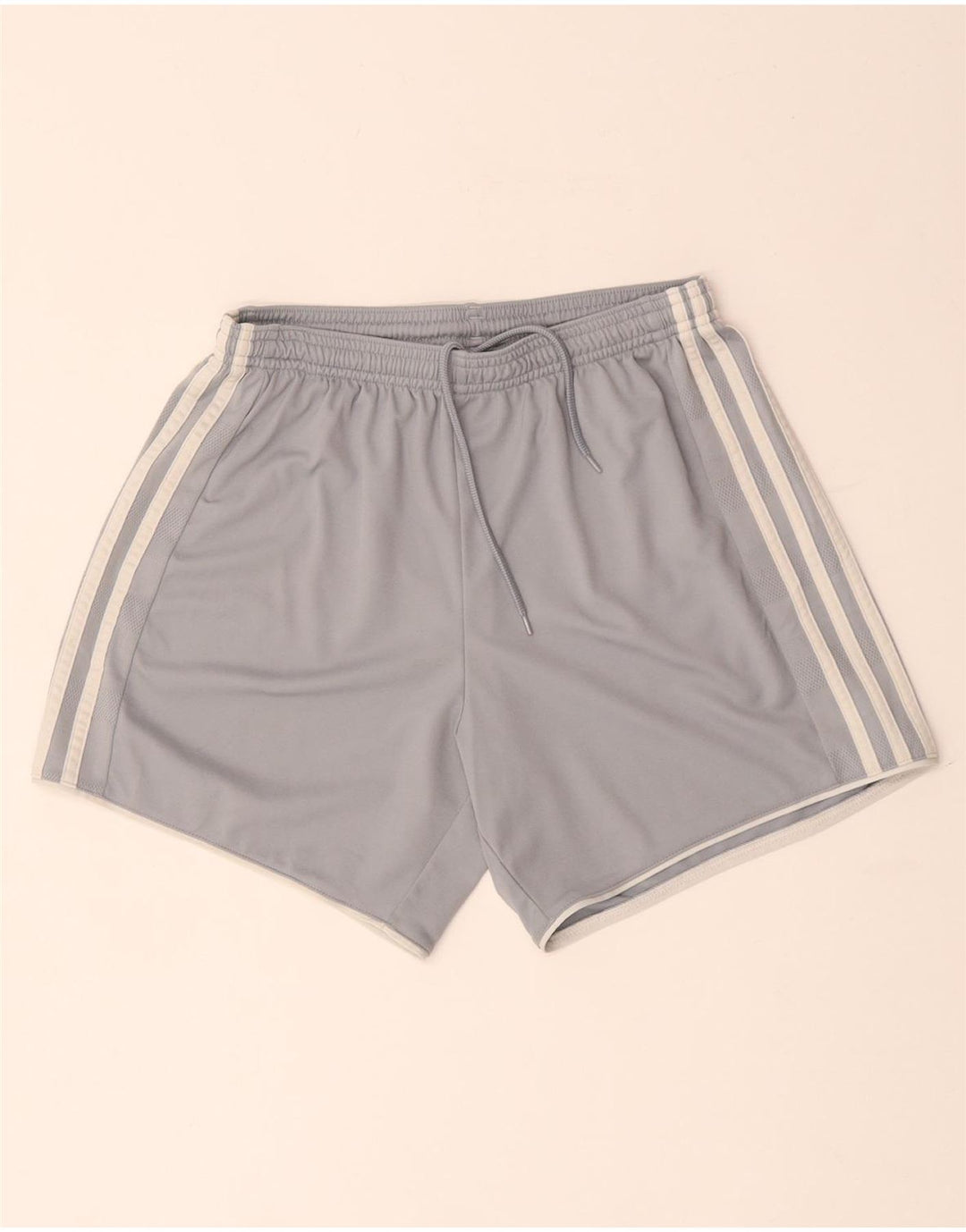 Adidas Womens Climacool Sports Shorts UK 8/10 Small Grey Polyester