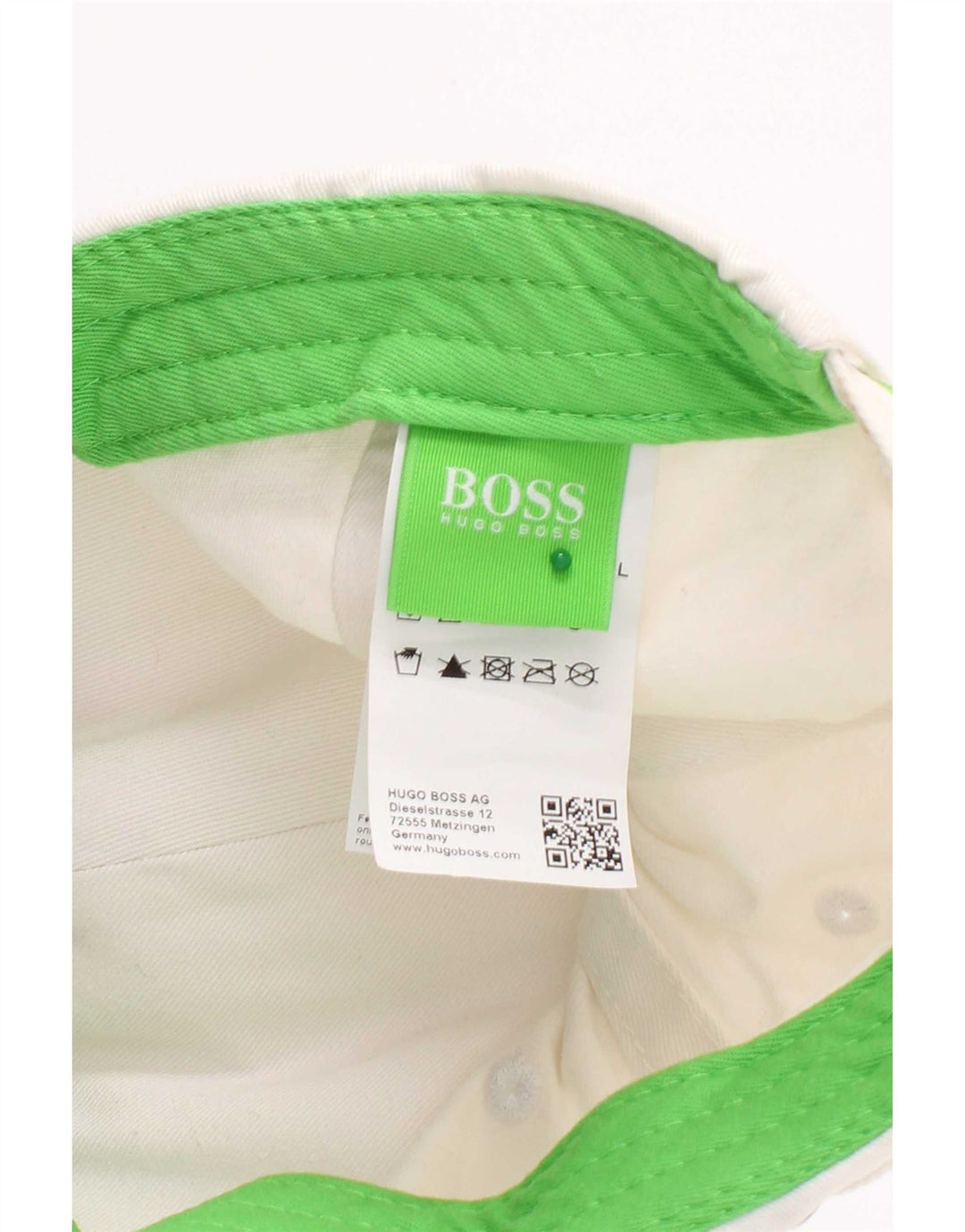 Hugo Boss Herre grafisk baseballkasket One Size hvid bomuld