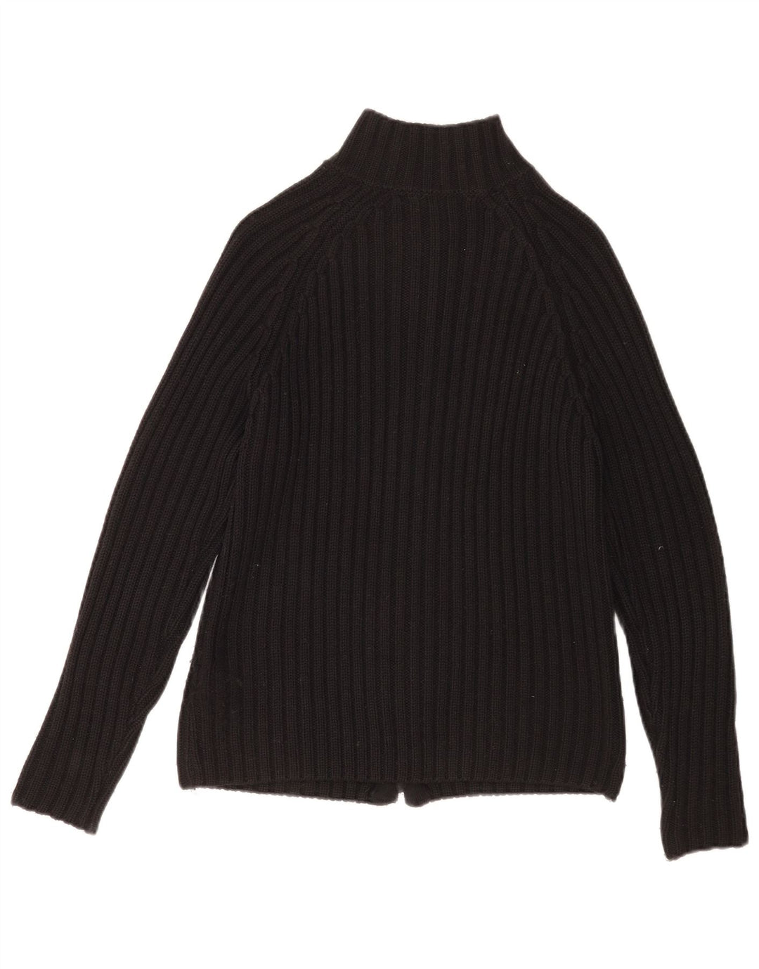 Zara Dame Cardigan Sweater UK 16 Stor Sort Uld