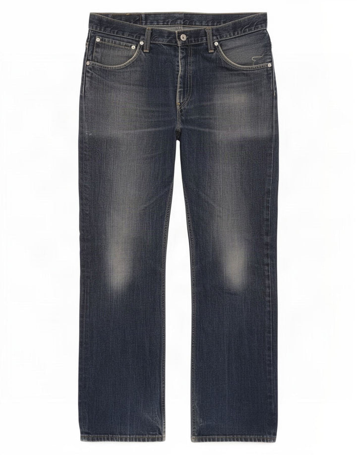 Levi's Herre 507 Bootcut Jeans W34 L34 Blå Bomuld