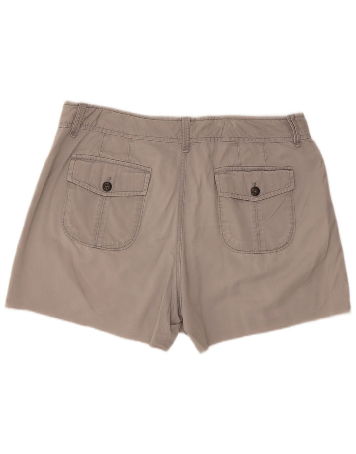 Eddie Bauer Herre Casual Shorts US 14 XL W36 Grå Bomuld