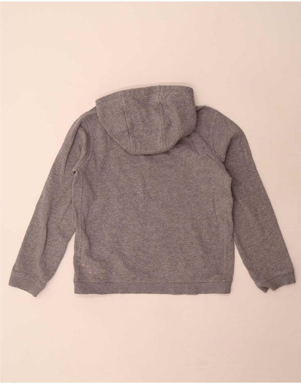 Nike Boys Hoodie Jumper 13-14 Years XL Grey Flecked Cotton