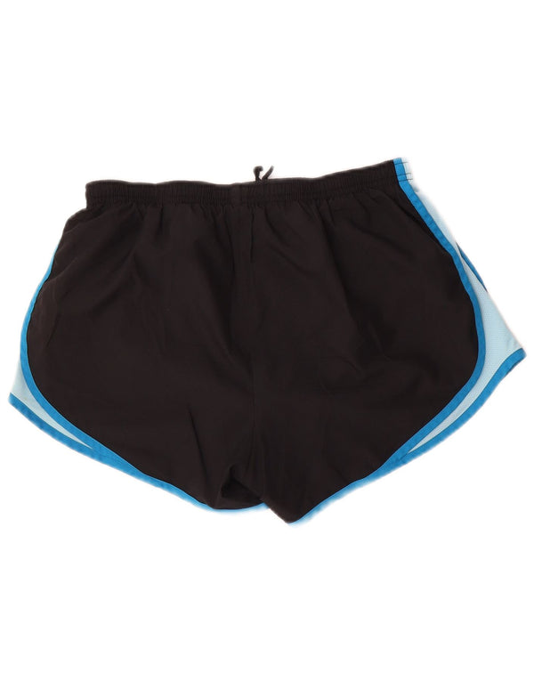 Nike sportsshorts til kvinder UK 14 Medium Black Colourblock