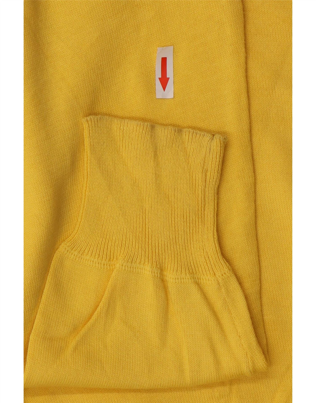 Sergio Tacchini Herre Zip Neck Jumper Sweater Stor Gul Bomuld