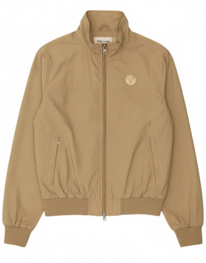 North Sails Herre Bomber Jacket UK 38 Medium Khaki Polyamid