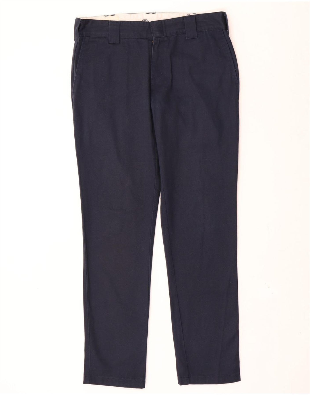 Dickies Herre Slim Fit Chino Bukser W32 L32 Marineblå Polyester