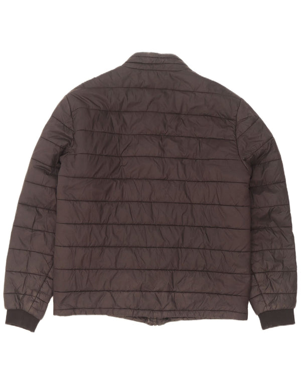 Zara Polstret Herrejakke UK 40 Stor Sort Polyamid