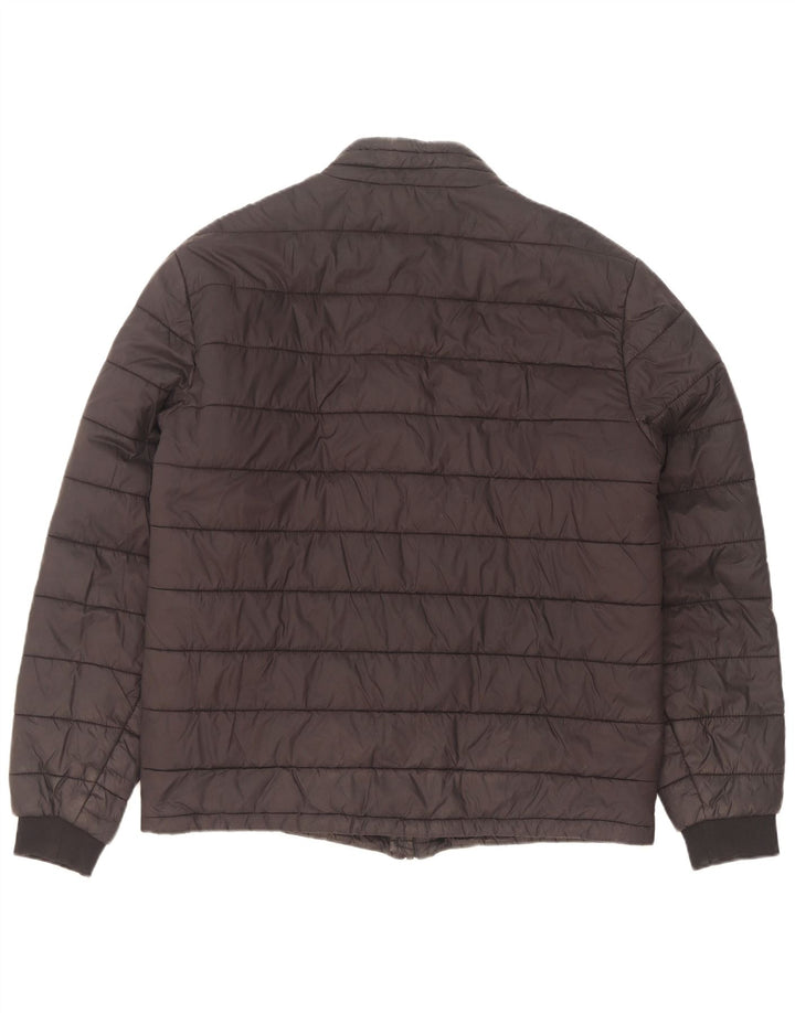 Zara Polstret Herrejakke UK 40 Stor Sort Polyamid