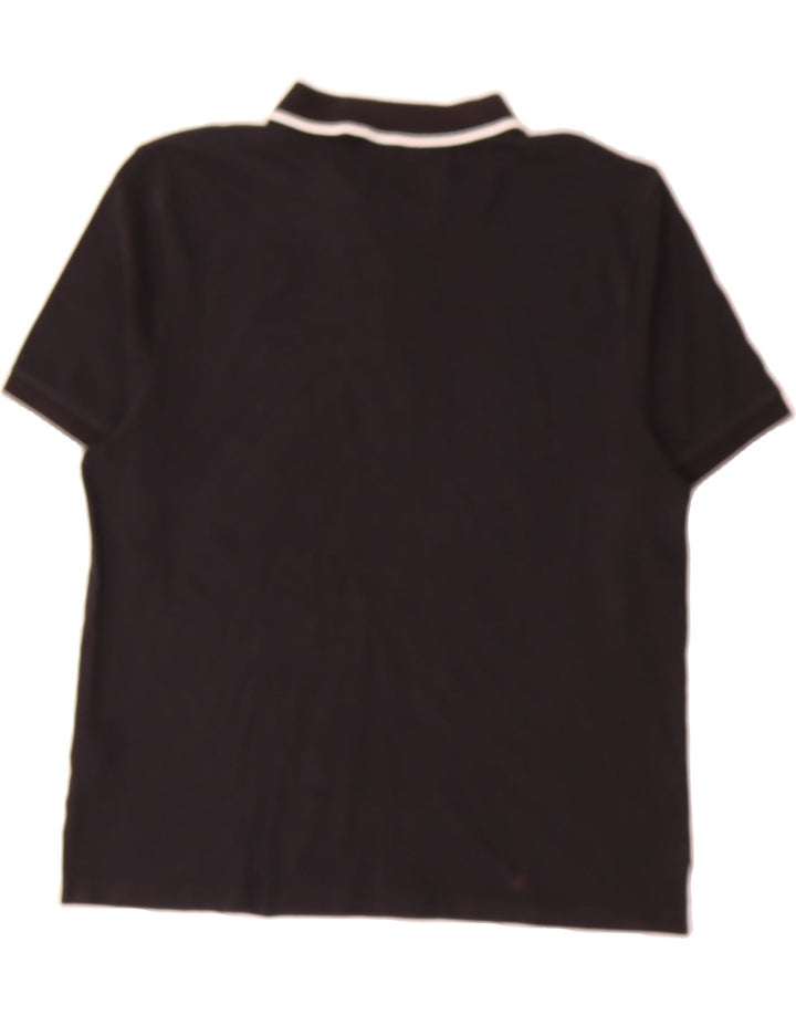 CALVIN KLEIN Mens Polo Shirt 2XL Black Cotton Vintage Calvin Klein and Second-Hand Calvin Klein from Messina Hembry 