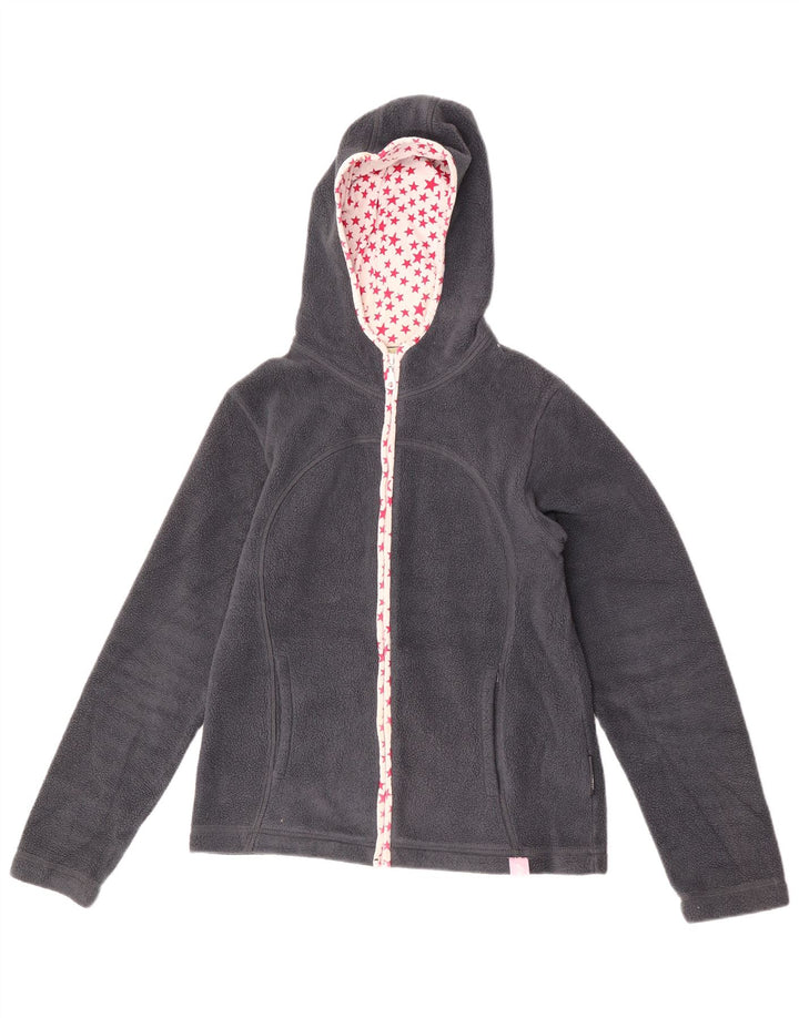 Quiksilver Dame Roxy Hooded Fleecejakke US 4 Small Navy Blue Polyester