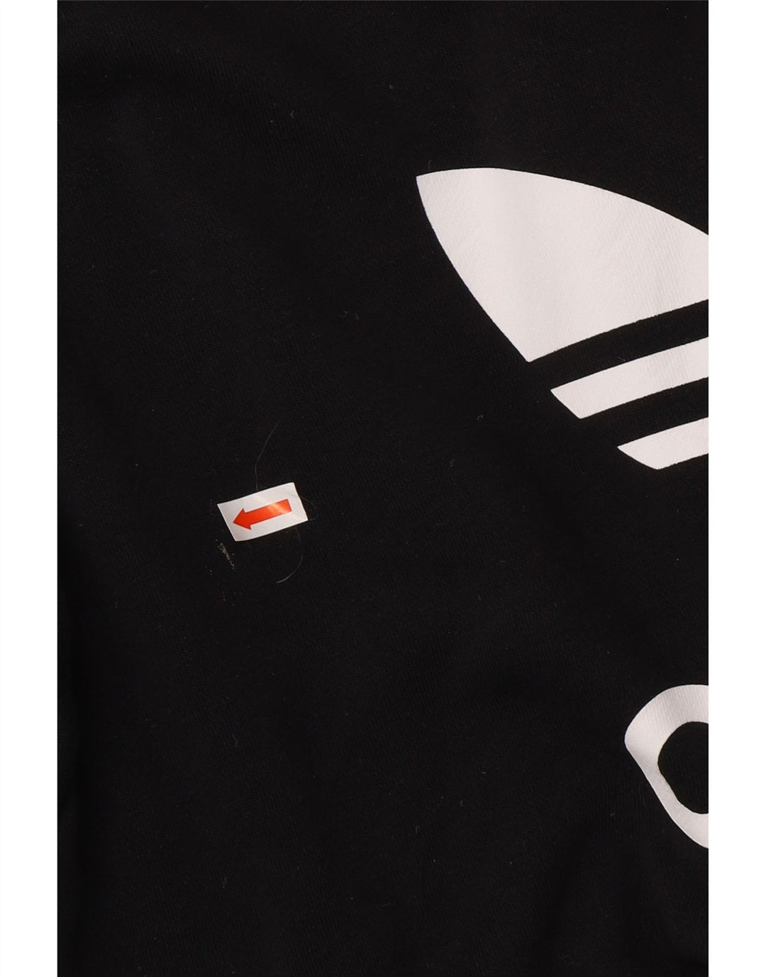 ADIDAS Womens Oversized Graphic Sweatshirt Jumper UK 10 Small  Black Vintage Adidas and Second-Hand Adidas from Messina Hembry 