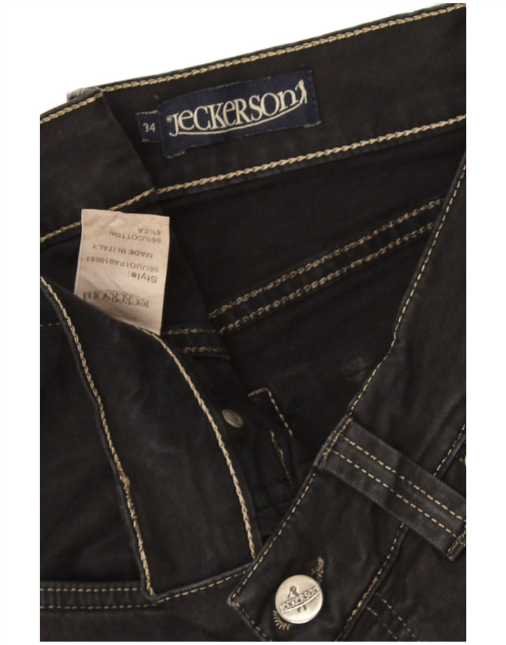 Jeckerson Straight Jeans til mænd W34 L34 Grå bomuld