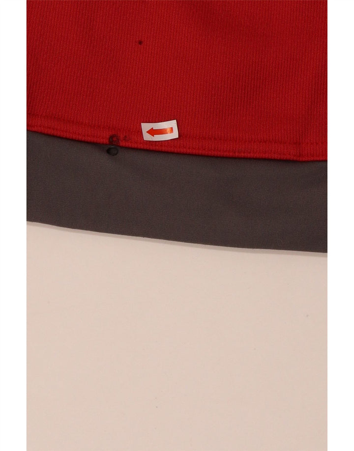 Diadora Womens Oversized træningsdragt Top jakke UK 10 Small Red Colourblock