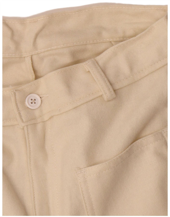 Vintage Dame Bootcut Casual Bukser W26 L32 Beige