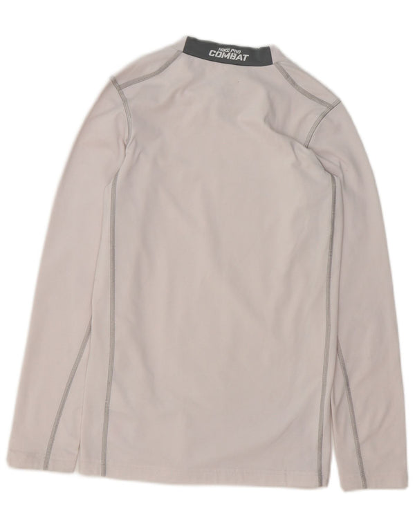 Nike Boys Dri Fit Top Langærmet 13-14 år XL Hvid Polyester