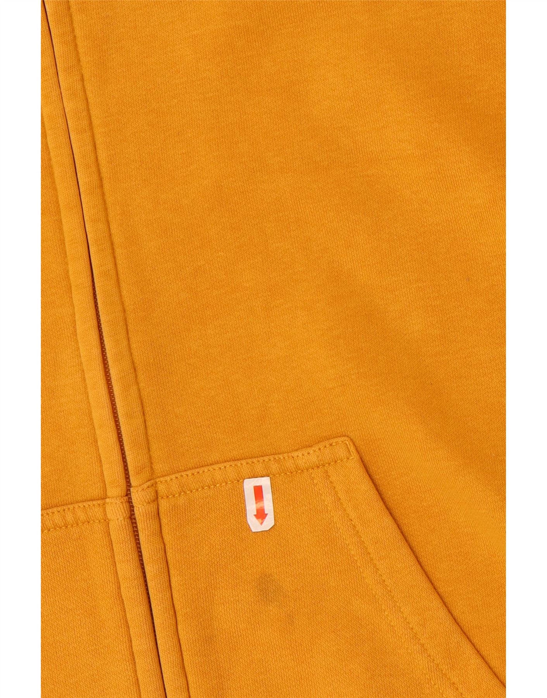 Champion Herre grafisk hættetrøje med lynlås lille gul bomuld