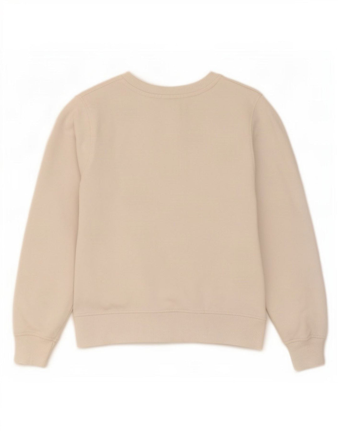 Russell Athletic Womens Grafisk Sweatshirt Jumper UK 14 Medium Off White