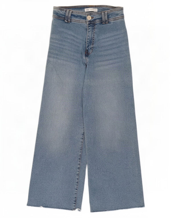 Zara Piger Jeans med brede ben 11-12 år B26 L25 Blå