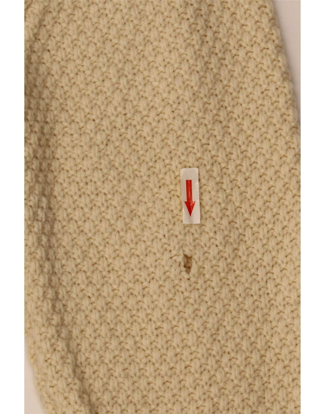 Marks & Spencer Herre sweater med rund hals, stor beige lammeuld