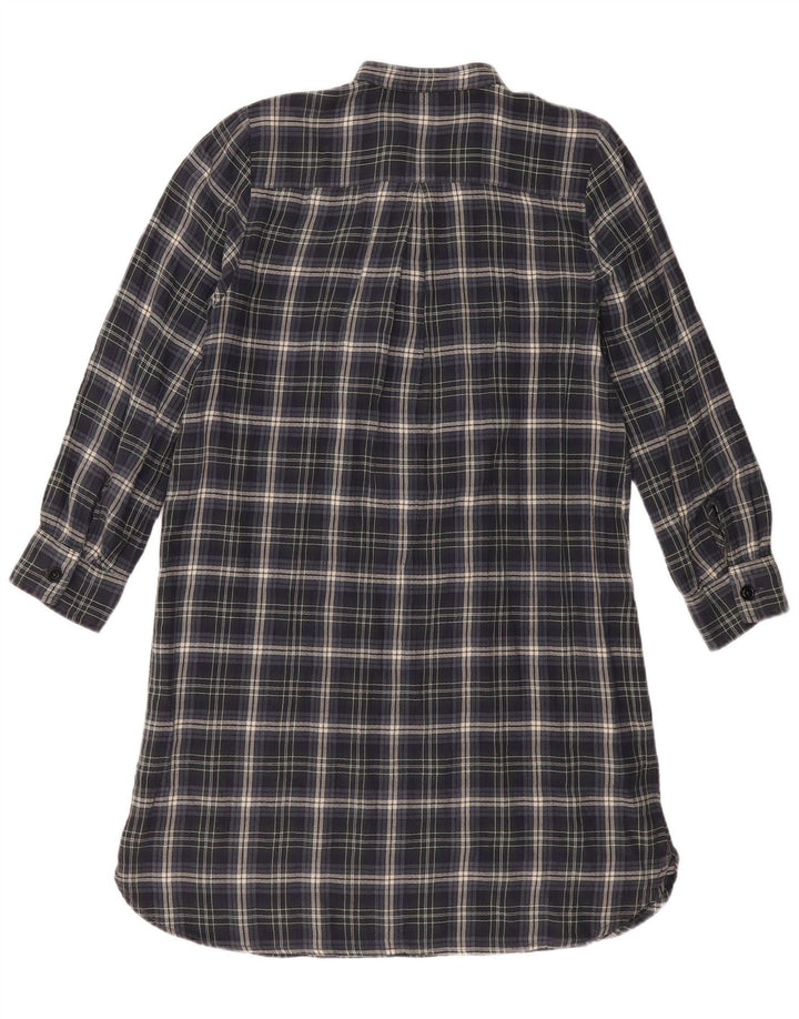 Polo Ralph Lauren Dame Flæse Front skjortekjole Medium Navy Blue Check