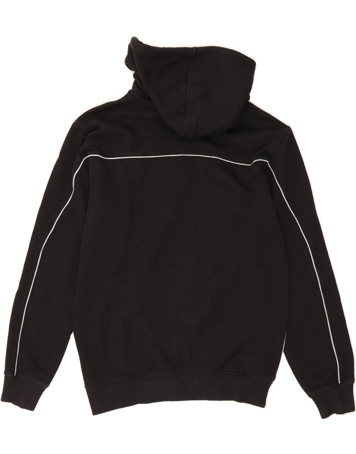 CHAMPION Mens Hoodie Jumper Small Black Colourblock Cotton Vintage Champion and Second-Hand Champion from Messina Hembry 