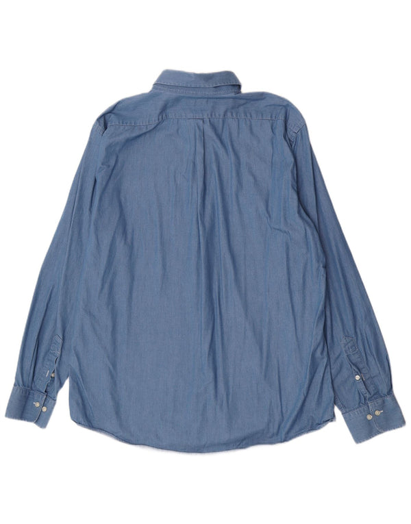 Ralph Lauren Herreskjorte str. 44 17 1/2 XL Blå Bomuld