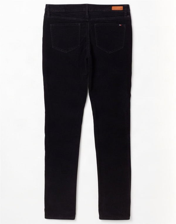 Tommy Hilfiger Dame Slim Fit Corduroy Bukser US 6 W28 L31 Marineblå