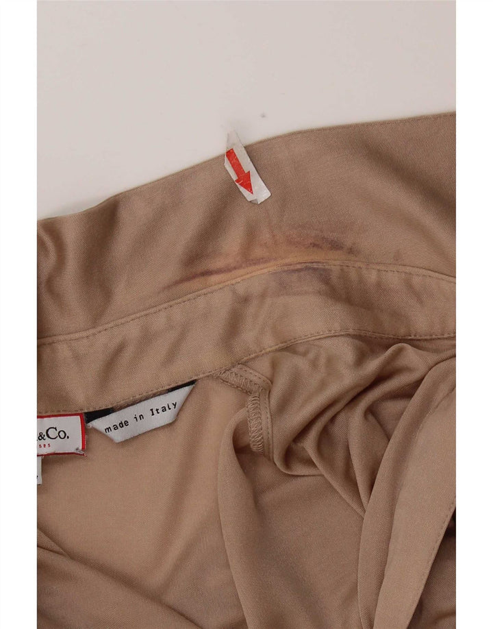 Max & Co. Langærmet polotrøje til kvinder UK 12 Medium Beige