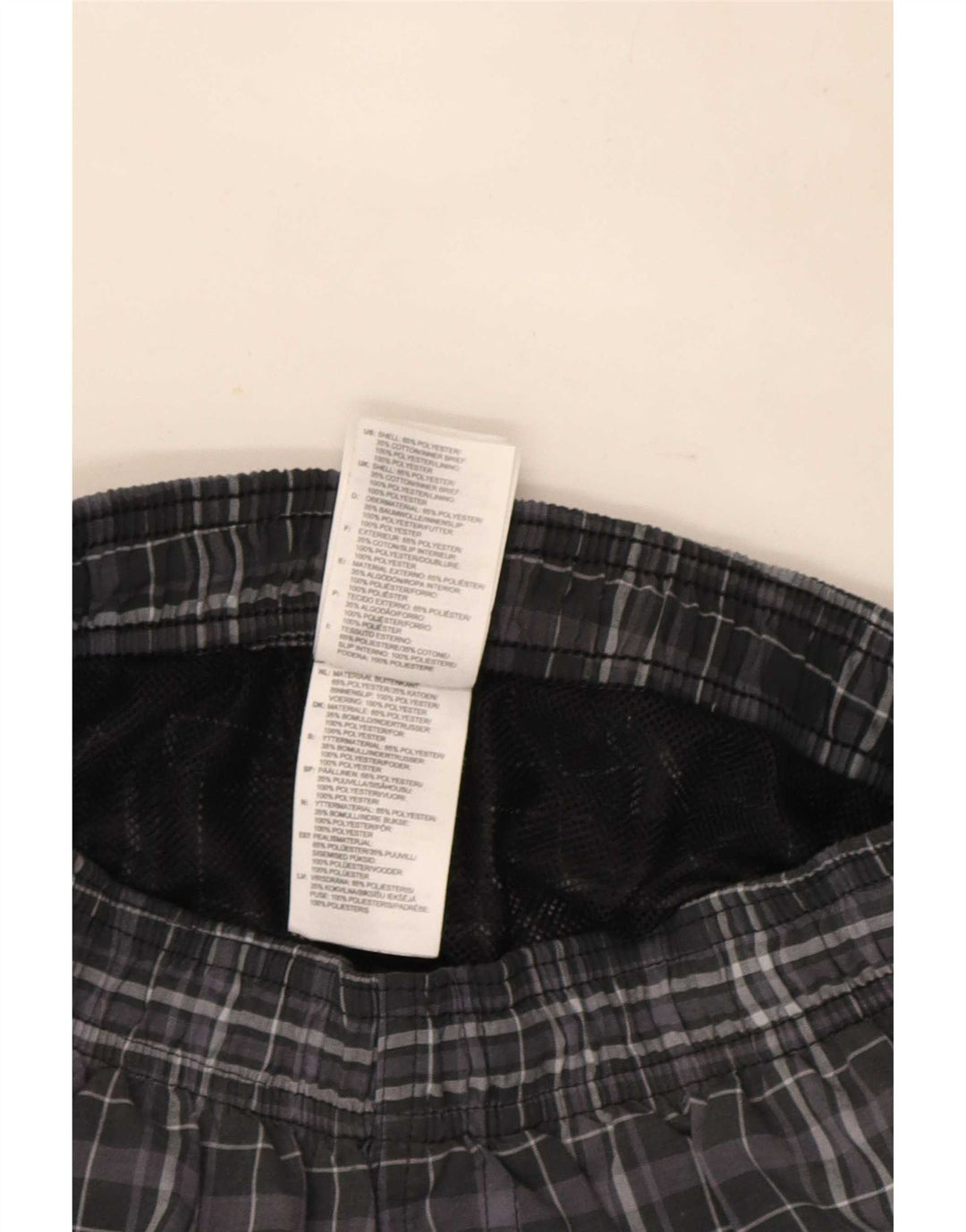 Adidas Sportsshorts til mænd XS Grå ternet polyester