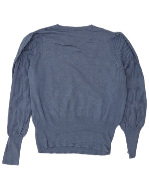 Marks & Spencer Dame sweater med rund hals DK 16 Stor Blå